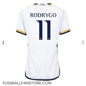 Real Madrid Rodrygo Goes #11 Replik Heimtrikot Damen 2023-24 Kurzarm